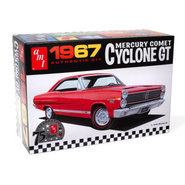 KIT PARA MONTAR AMT MERCURY COMET CYCLONE GT 1967 1/25 AMT 1386